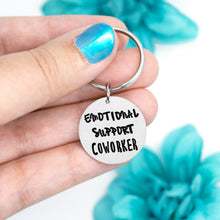 Load image into Gallery viewer, Emotional Support Coworker Keychain