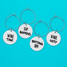 Load image into Gallery viewer, Wine Time Set - Wine Glass Charms