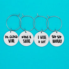 Load image into Gallery viewer, On Cloud Wine Set - Wine Glass Charms