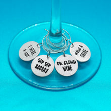 Load image into Gallery viewer, On Cloud Wine Set - Wine Glass Charms