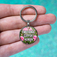 Load image into Gallery viewer, Emotional Support Human Keychain