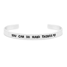 Load image into Gallery viewer, You Can Do Hard Things Bracelet