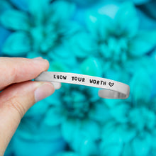 Load image into Gallery viewer, Know Your Worth Bracelet