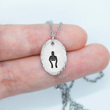 Load image into Gallery viewer, Middle Finger Necklace