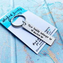 Load image into Gallery viewer, This Daddy Belongs To Keychain