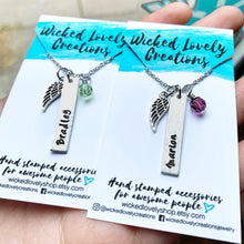 Load image into Gallery viewer, Custom Vertical Bar Necklace