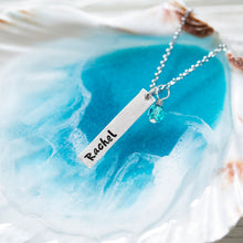 Load image into Gallery viewer, Custom Vertical Bar Necklace