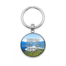 Load image into Gallery viewer, Fresh Out Of Fucks Keychain
