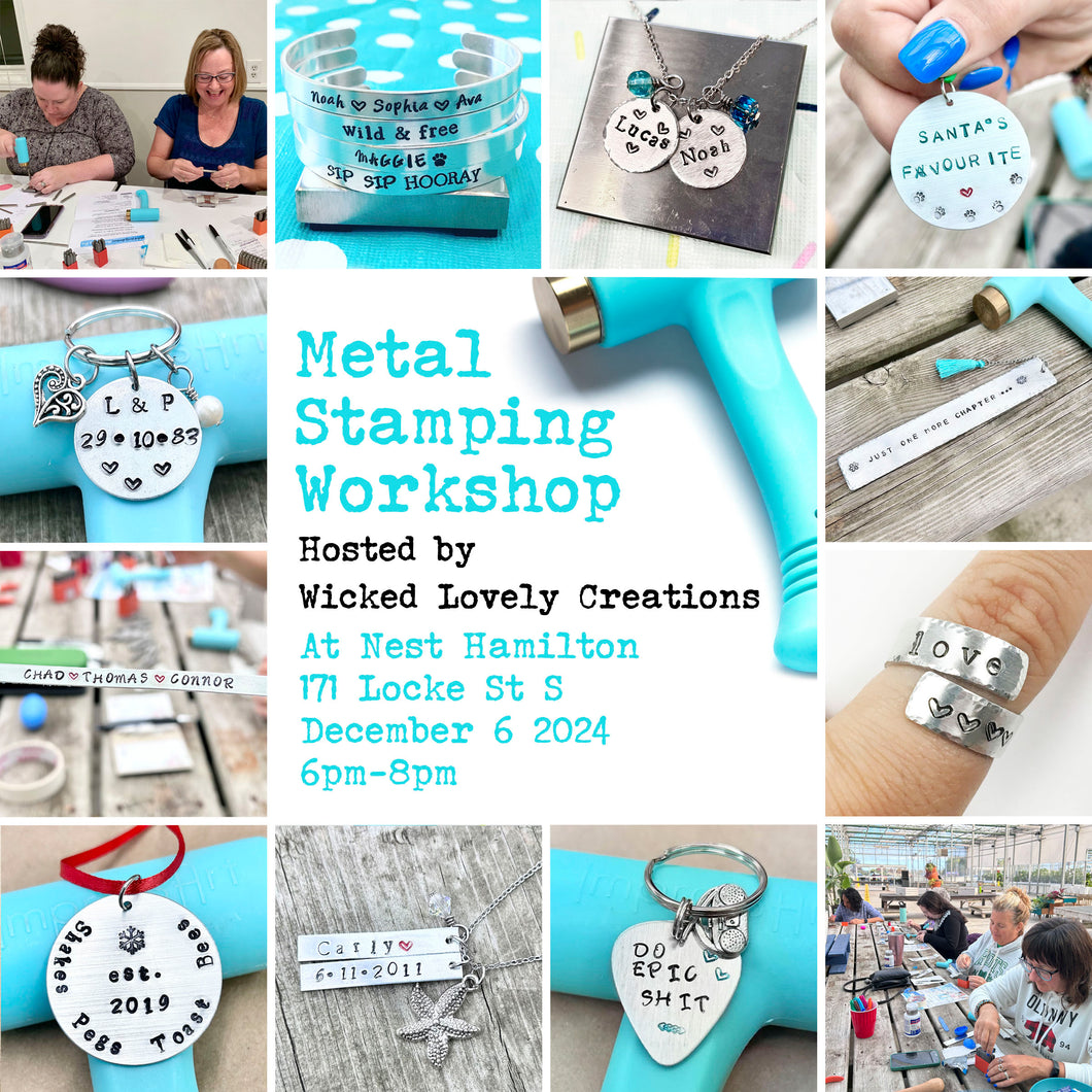 Metal Stamping Workshop - December 6