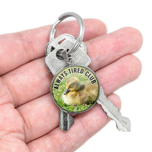 Load image into Gallery viewer, Always Tired Club Keychain

