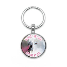 Load image into Gallery viewer, Where The Fuck Are My Keys Keychain
