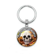 Load image into Gallery viewer, I Just Fucking Love Halloween Keychain
