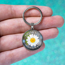 Load image into Gallery viewer, Thank You For Helping Me Grow Keychain
