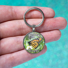 Load image into Gallery viewer, Antisocial Butterfly Keychain
