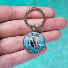 Load image into Gallery viewer, Do Whatever Floats Your Goat Keychain
