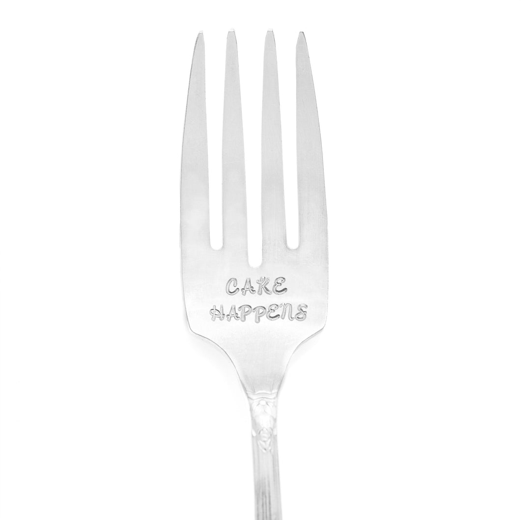 Cake Happens Fork