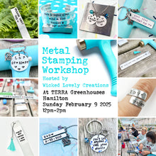 Load image into Gallery viewer, Feb 9 (Hamilton) Metal Stamping Workshop
