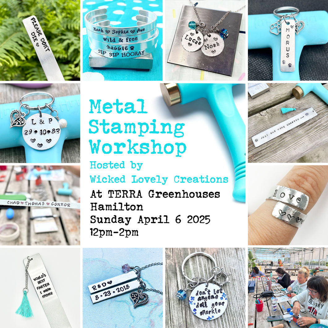 April 6 (Hamilton) Metal Stamping Workshop