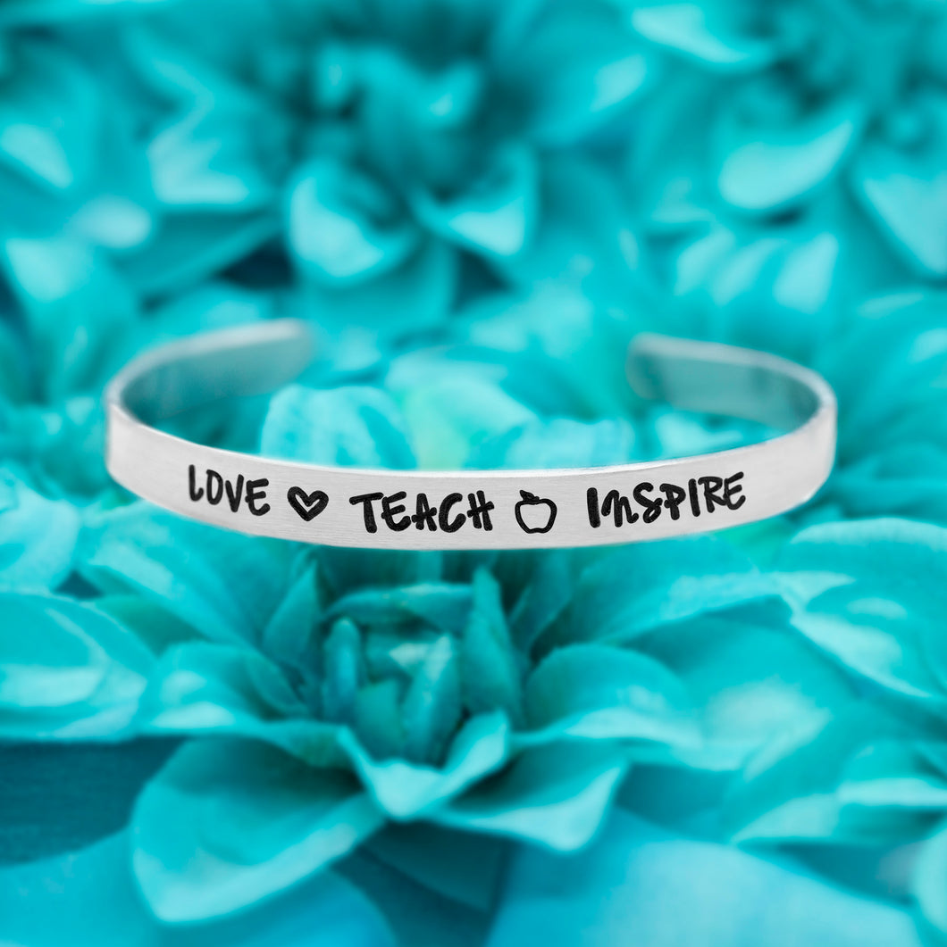 Love Teach Inspire Bracelet