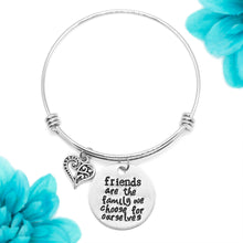 Load image into Gallery viewer, Friend Quote Bangle Bracelet
