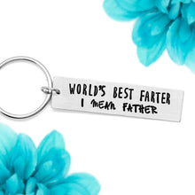 Load image into Gallery viewer, World&#39;s Best Farter Keychain
