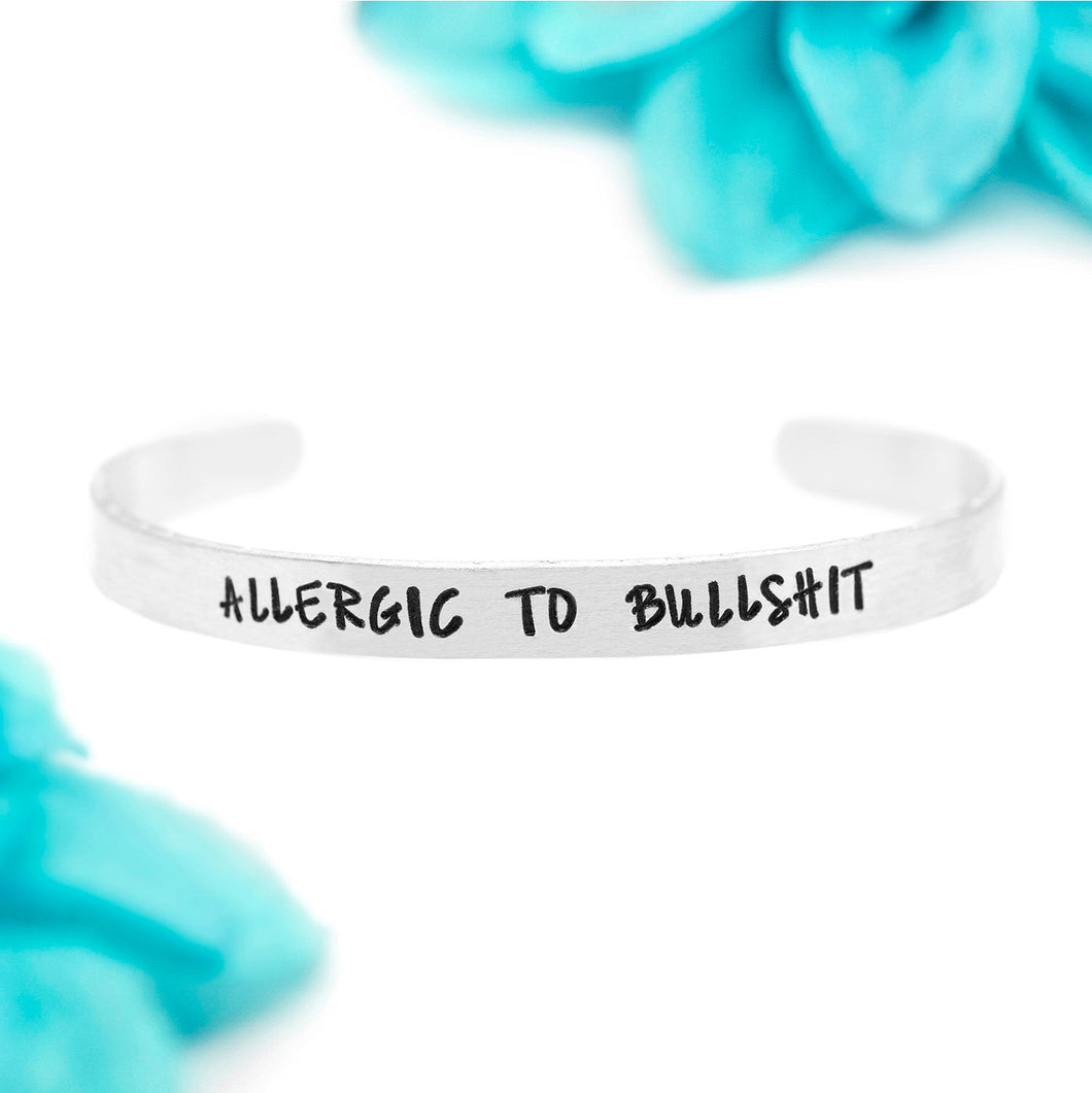 Allergic To Bullshit Bracelet