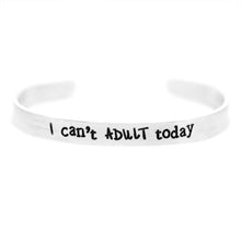 Load image into Gallery viewer, I Can&#39;t Adult Today Bracelet
