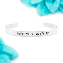 Load image into Gallery viewer, Know Your Worth Bracelet
